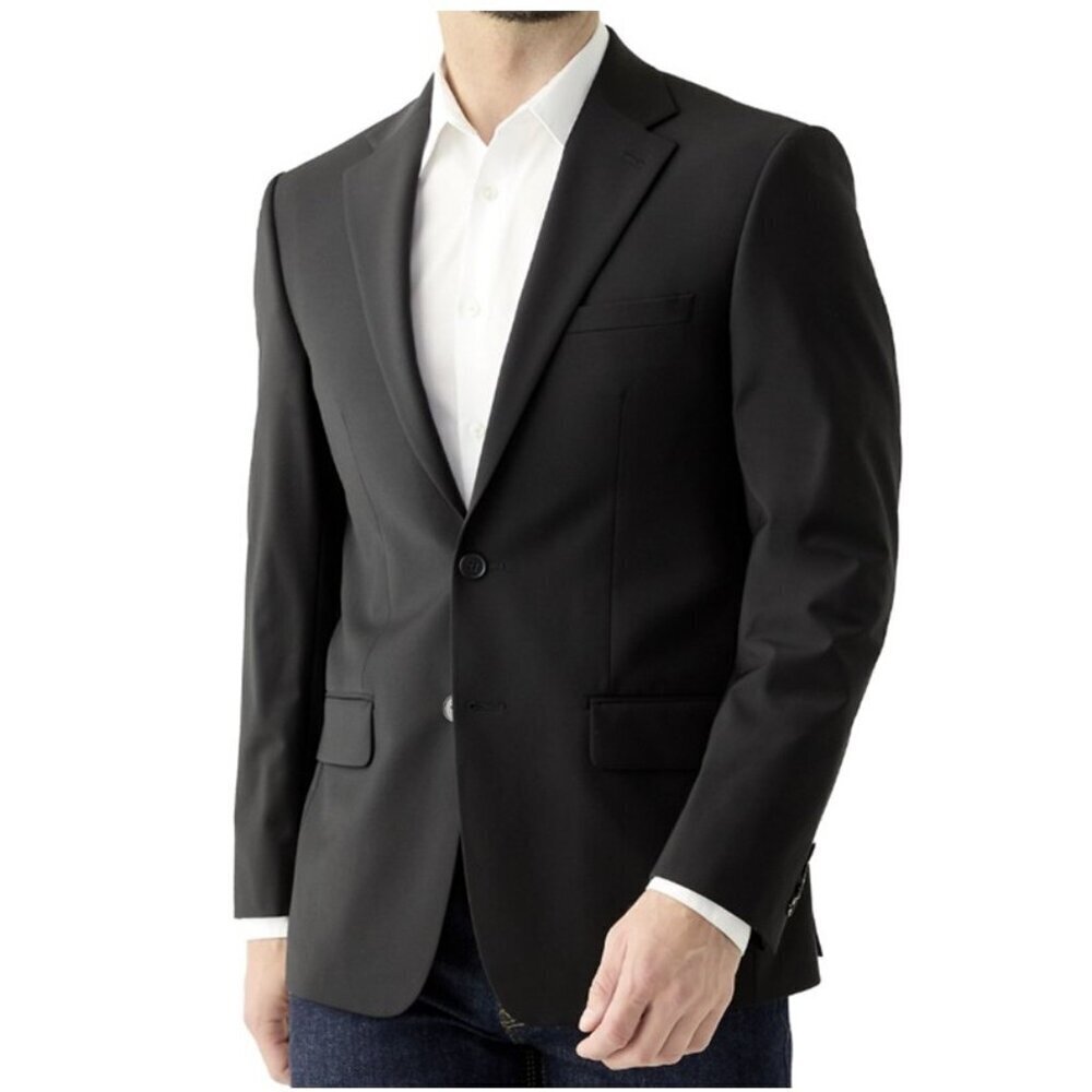 Calvin Klein Men's Suit Jacket New Single Breasted Slim Fit Black Sports Coat